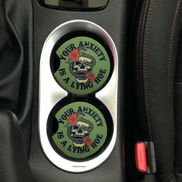 Your Anxiety Is Lying Car Coaster Set - Picture 6 of 12